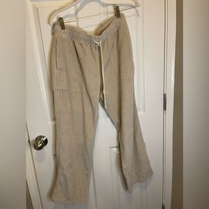 Corduroy cream pants